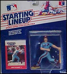 New in Box Mike Schmidt #20 Phillies 1989 KENNER Starting Lineup Figurine 