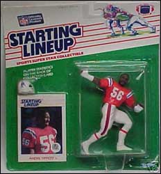 Starting Lineup 1988 NFL Football Tony Eason NE Patriots Action Figure  86300 SLU