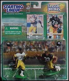 Franco Harris & Jerome Bettis - 1999 NFL Classic Double - Starting Lineup  Figures