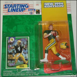 Brett Favre - 1994 NFL Football - Starting Lineup Figures