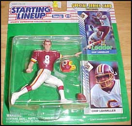 1993 CHIP LOHMILLER Washington Redskins Rookie  FREE SHIPPING  Starting Lineup 