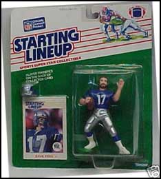 Starting Lineup 1988 NFL Football Tony Eason NE Patriots Action Figure  86300 SLU