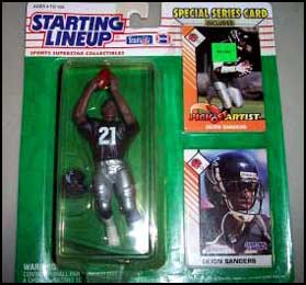 1994 Deion Sanders Atlanta Falcons Starting Lineup Toy Figure