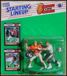 John Elway & Howie Long - One On One - Starting Lineup Figures