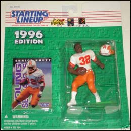 1996 Eric Rhett Tampa Bay Buccaneers Starting Lineup Toy Figure