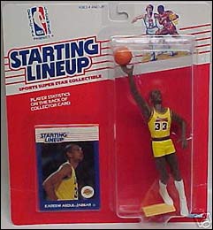 Kareem Abdul-Jabbar Magic Johnson Details about  / 1988 Starting Lineup Basketball Set Break