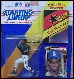 1992 Starting Lineup Stadium Stars Ken Griffey Jr." New In Box" Mint Condition 