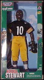 1996 Kordell Stewart Pittsburgh Steelers Starting Lineup Toy Figure