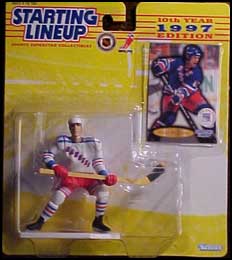 1997 Kenner Starting Lineup SLU WAYNE GRETZKY NEW YORK RANGERS NHL Hockey