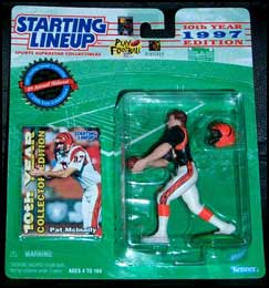 2pc lot Cincinnati Bengals starting lineup figures Rare 1989 &