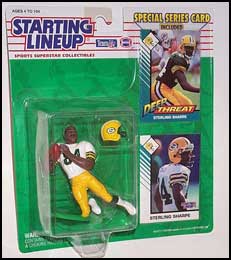 1993 Sterling Sharpe Green Bay Packers Starting Lineup Toy Figure