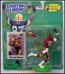 Lot - San Francisco 49ers Terrell Owens Action Figure