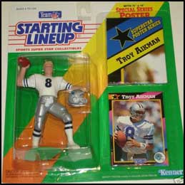 1992 Troy Aikman Starting Lineup Figure COWBOYS SLU Toys 