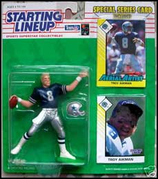 1993 Troy Aikman Dallas Cowboys Starting Lineup Toy Figure