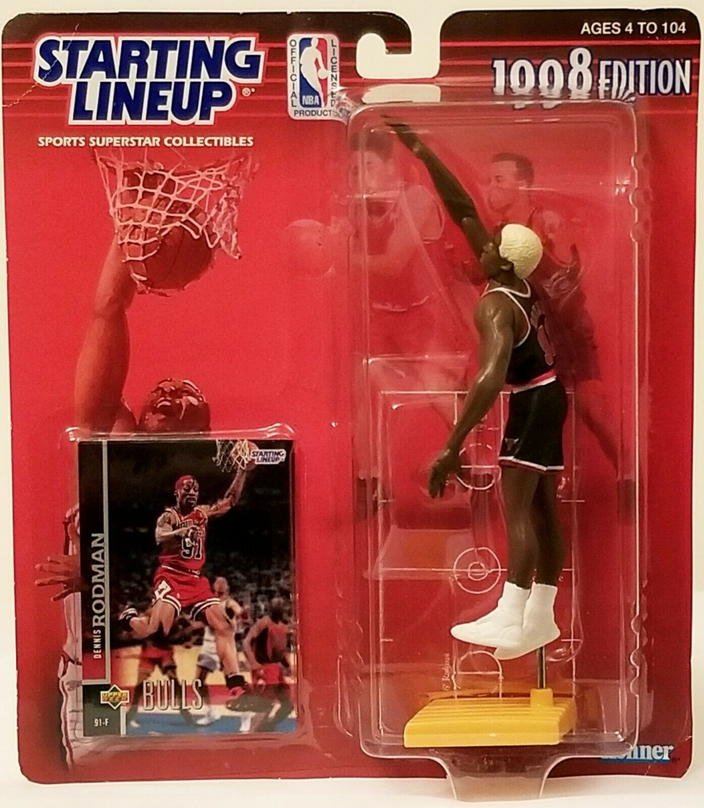 Dennis Rodman - 1998 NBA Basketball - Starting Lineup Figures