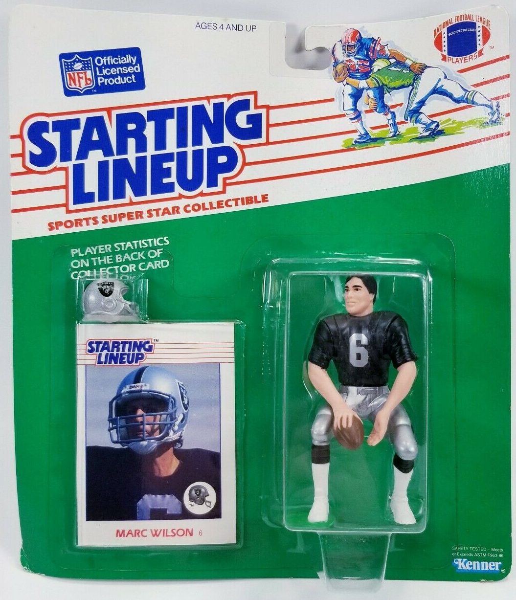 Starting Lineup 1988 NFL Football Tony Eason NE Patriots Action Figure  86300 SLU