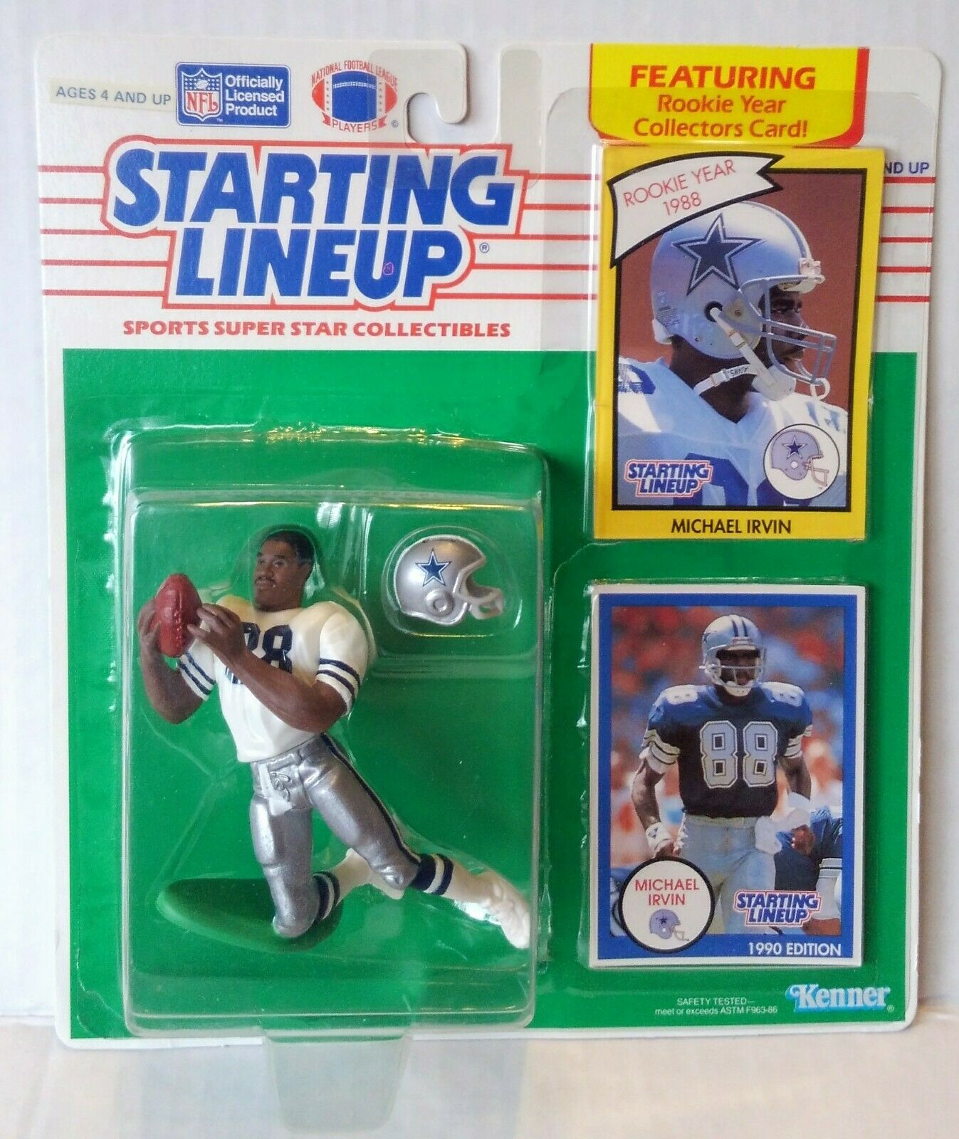 Michael Irvin - 1990 NFL Football - Starting Lineup Figures