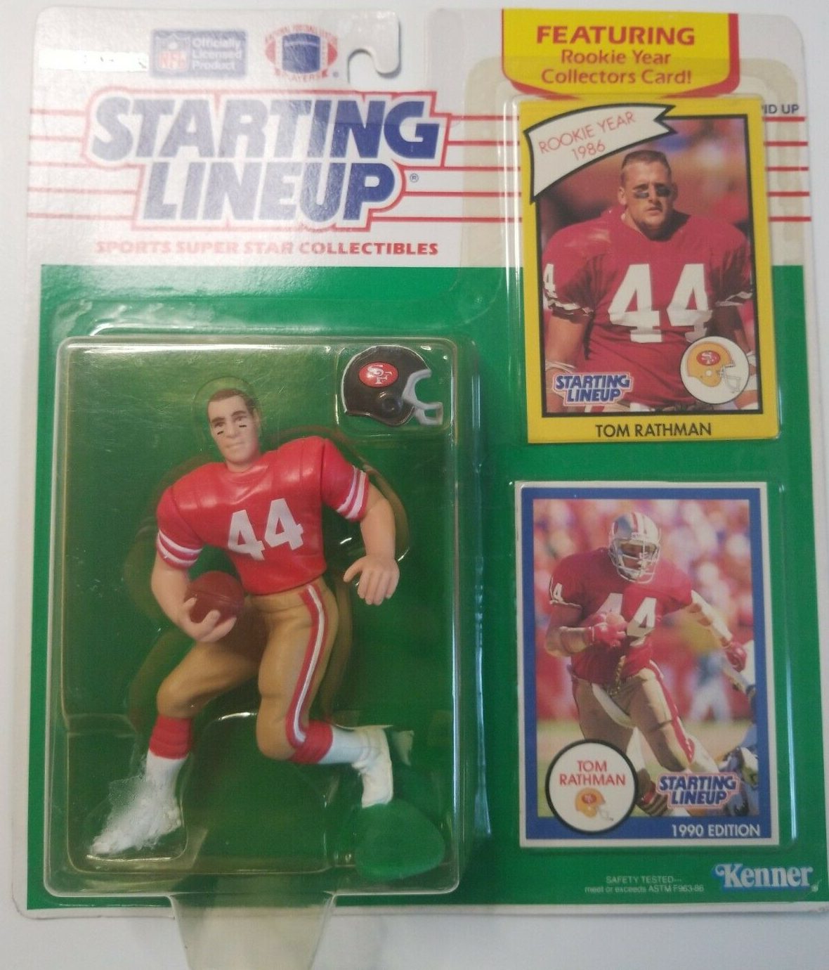 Tom Rathman - 1990 NFL Football - Starting Lineup Figures