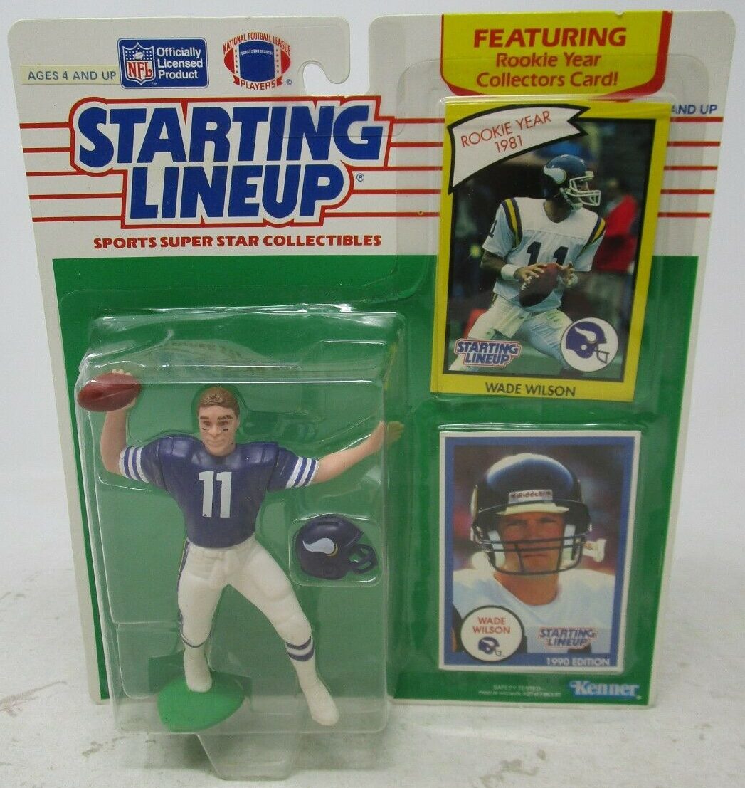 NFL Football Starting Lineup Warren Moon (1990) Kenner Figure